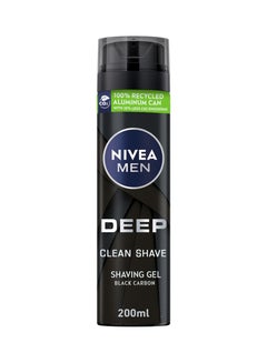 Buy Nivea Men Deep Clean Shaving Gel 200m in UAE
