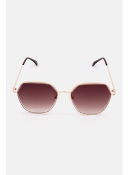 Buy Women KC1389  Fashionable Sunglasses, Gold/Brown in Saudi Arabia