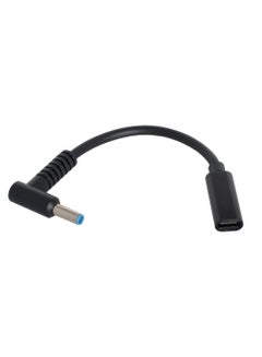 اشتري Type C USB-C Female Input to DC 4.5x3.0mm Power PD Charge Cable fit for HP Laptop 18-20V في السعودية