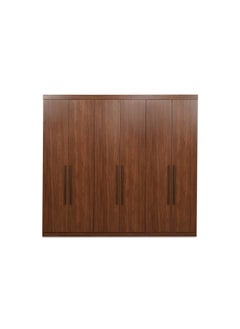 Buy Lowa 6 Door Wardrobe Mdp - Brown in UAE