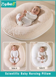 Buy Baby Nursing Pillows for Breastfeeding, Multifunctional Infants Feeding Support Pillows, Dual-Sided Anti-Reflux Baby Lounger, Removable Baby Sleeping Nest, Throw up Prevention Slope Mat in UAE