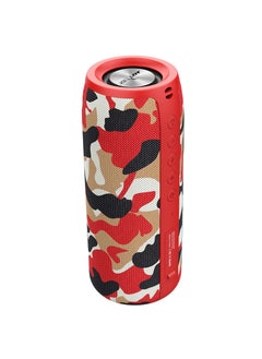 اشتري Zealot S51 Bluetooth Speaker TWS Portable Bass Red Brocade camouflage في الامارات