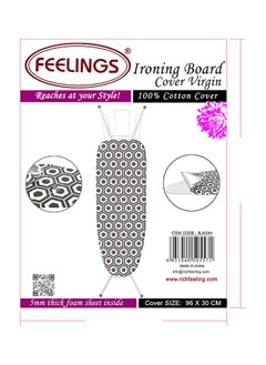 اشتري FEELINGS IRON BOARD COVER COTTON FOR VIRGIN SIZE: (96X30m) في الامارات