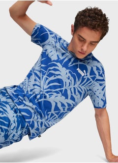 Buy Essential Palm Resort All Over Printed T-Shirt in Saudi Arabia