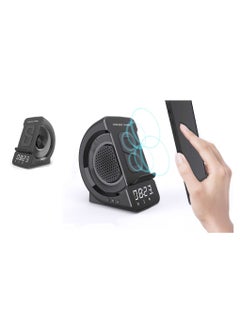 اشتري Fast Wireless Charging Station - 4 in 1 Bedside Wireless Charger Radio Alarm Clock with Bluetooth Speaker Compatible with iPhone 14 13 12 Pro XR X 8 Plus Samsung Galaxy في السعودية