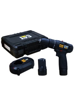 Buy 12V 2A Cordless Hammer Drill CAT DX15.1 with 2 battary and charger in Saudi Arabia