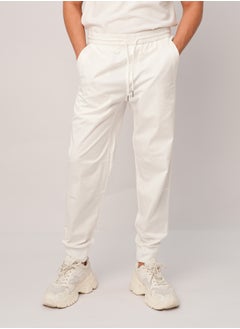 Buy Men’s Autumn Pants stretch waistband – Bright White in UAE