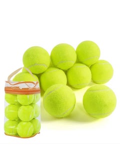 Buy 12-Piece Tennis Ball Set Outdoor Training in UAE