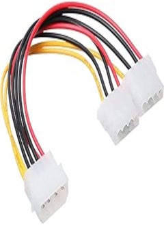 اشتري Keendex kx1936 ide 4pin male to 2xide 4pin female cable, 20cm - multi colour في مصر