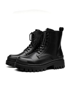 Buy New Youth Fashion Thick Sole High Top Boots in UAE