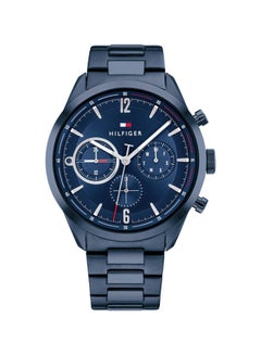 Buy Men Clasp Analog Round Stainless Steel Wrist Watch 1791945 - 44Mm in UAE
