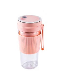 Buy Portable USB Rechargeable Handheld Juicer Blender 300 ml 10 W JCSP002 Pink in UAE