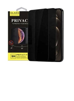 Buy Privacy Anti-Spy Tempered Glass Screen Protector For Apple iPhone 14 Pro max Black in Saudi Arabia
