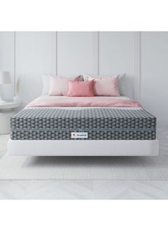 Buy Ortho Pro Profiled Foam 100 Night Trial Queen Bed Size Impressions Memory Foam Mattress With Airvent Cool Gel Technology White 200x150x25 cm in UAE