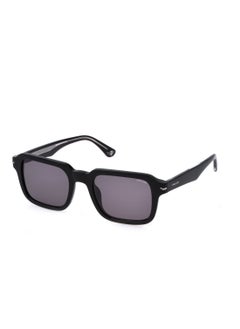 اشتري Men's Square Shape  Acetate Sunglasses SPLN36M52700Y - Lens Size: 52 Mm - Shiny Black في السعودية