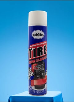 اشتري 650ml Tire Foam Cleaner for Durable Shine - 100 Miles في السعودية