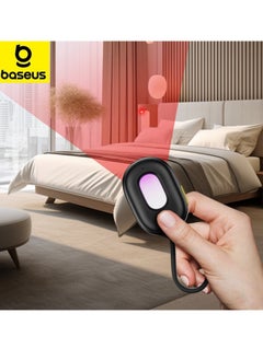 اشتري New Upgraded Hidden Camera Detectors with Dual Infrared Red Light Detection, 3D Sensing Chips, and Built-in Vibration Sensor, Hotel Anti-Camera & Anti-Peeping Tool, Spy Camera Detector with Ultra-Long 6-Month Battery Life for Enhanced Privacy Protection- Black في الامارات