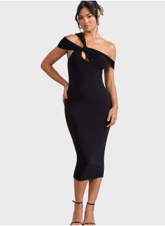 Buy Bardot Tie Detail Dress in UAE