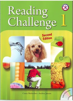 اشتري READING CHALLENGE 1, SECOND EDITION BOOK WITH AUDIO CD في الامارات