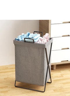 Buy Laundry Bag for Laundry, Bedroom, Dorm, Towels Stylish Laundry Basket With Stand Multi Purpose Basket in UAE