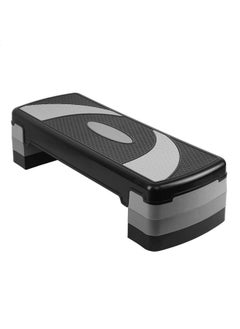 Buy Aerobic Step Platform for Exercise Workout Adjustable Fitness Step Board in Saudi Arabia