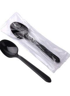 Buy Individually Wrapped Plastic Spoons, 100 pcs in Saudi Arabia