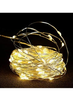 Buy HilalFul LED Light String | Battery Powered | Outdoor & Indoor Lights | Firefly Twinkle Fairy Lights for Home Decoration | Warm White Lights | Lights for Ramadan, Eid, Diwali | 10m in UAE