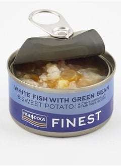 Buy Fish4Dogs Fish with Green Bean And Sweet Potato Wet Food 10X85G in UAE