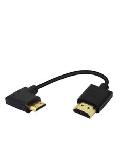 Buy 15Cm Mini Hdmi To Hdmi Short Cable 90 Degree Left Angle High Speed Mini Hdmi Male To Hdmi 2.0 Male Adapter Support 4K@60Hz Youcheng For Raspberry Pi Tablet Camera Etc (L) in UAE