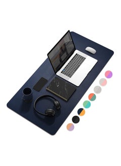 اشتري وسادة مكتب مكتب COOLBABY ، لوحة ماوس ألعاب مقاومة للماء رفيعة للغاية ، لوحة مفاتيح ممتدة للمكتب للاستخدام المزدوج (90 * 45 سم ، أصفر + أزرق) في الامارات