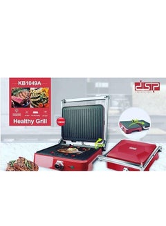 Buy Electric Contact Grill 1800W KB1049A Red/Black in UAE