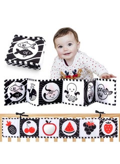 اشتري Baby Books Soft Book High Contrast Black And White Book For Toddler 0 6 8 12 Months Baby Girls Baby Boy Newborn Toy Gift في السعودية