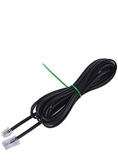 اشتري RJ11 6P4C to RJ45 8P8C Black Telephone Plug Connector Cable Handmade (10M) في الامارات