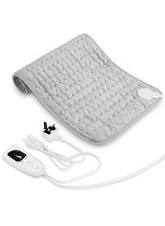 Buy Heating Pad, Electric Heat Pad for Back Pain and Cramps Relief - Electric Fast Heat Pad with 6 Heat Settings -Auto Shut Off- Machine Washable 12" x 24" in Saudi Arabia