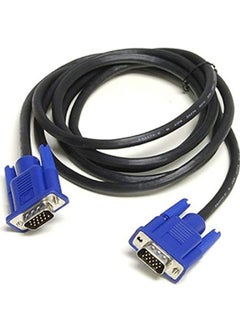 Buy VGA Cable- 1.5m Male to Male Video Extension Cable VGA Adapter for Computer PC to Monitor Screen Projector with VGA Socket Port in UAE