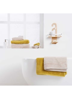 Buy Hanley Bath Towel 70x140cm Beige in UAE