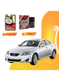 اشتري Is250 6.5 Liters 0W20 Toyota Oil And Original Filter في الامارات