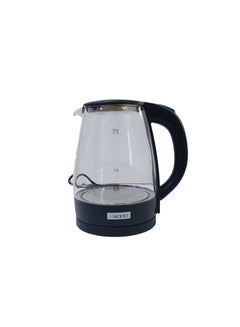 Buy electric kettle 2 liters 1500w black color in Saudi Arabia