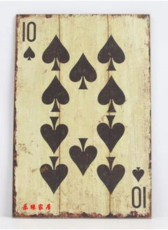 Buy Playing Card Painting 10 Spade in Saudi Arabia