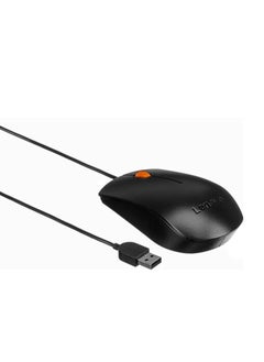 اشتري Lenovo Wired Mouse 120, Black (MS-370OU) في مصر