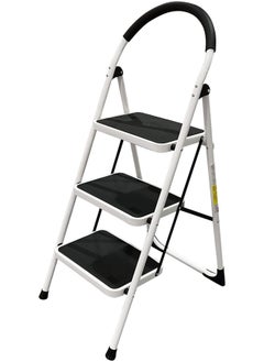 Buy Ladders Premium Quality Highly Durable Home Purpose Ladder 3 Steps White in UAE