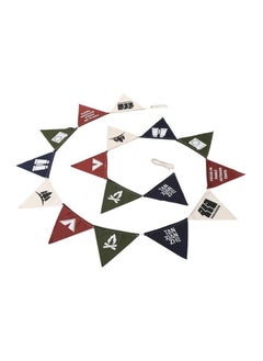 Buy Pennant for a campfire outside Camping Gear Outdoor Camp Flag Pennant Triangular Bunting Camping Tent Flag Decorating Party Tent Flag in UAE