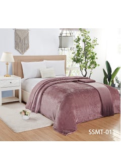 Buy 1 Piece Soft Bed Polyester Blanket king Size 200*220 cm in Saudi Arabia