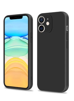 Buy INFOSUN Compatible with apple iPhone 11 Full Coverage for Protective Case, Ultra Slim Soft Silicone Gel TPU Cover, Matte Surface Ultra-Thin Case, for iPhone 11 (Black) in Saudi Arabia
