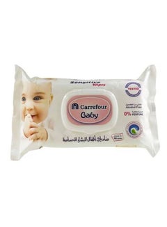 Buy Carrefour Baby Sensitive Wipes in Saudi Arabia