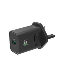 Buy Fast wall charger 18 watt 1 port (Black) in Saudi Arabia