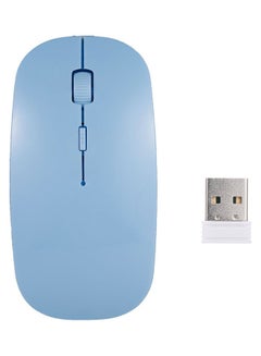 Buy Portable Optical Mouse Blue in Saudi Arabia