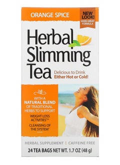 اشتري Herbal Slimming Tea Orange Spice Caffeine Free 24 Tea Bags 1.7 oz (48 g) في الامارات