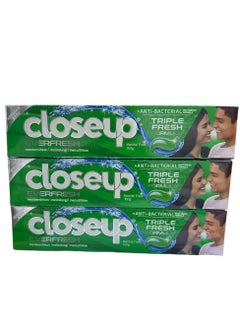 Buy Green Hot Gel Toothpaste 160gm Pack of 3 in Saudi Arabia