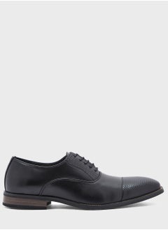 Buy Perforated Toe Cap Oxford Lace Ups in UAE